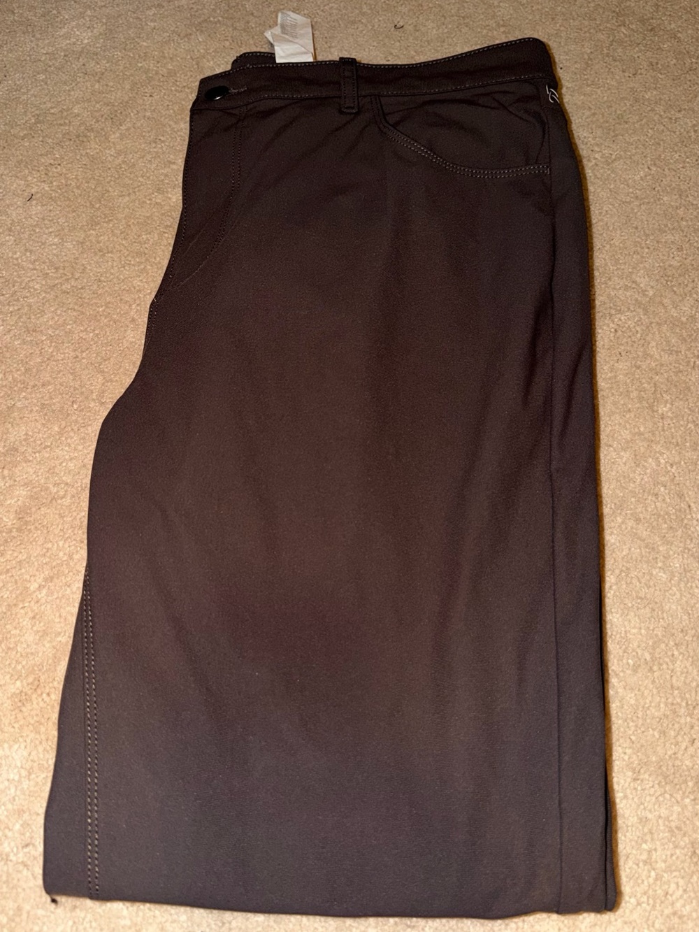 Men’s Fabletics Tech Pants Dark Brown - Classic Everyday Style